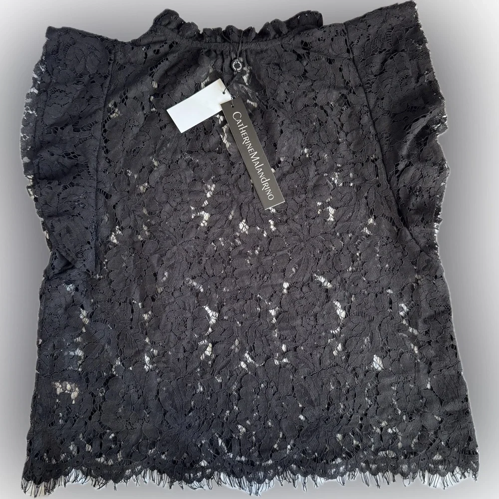 Catherine Malandrino Lace Blouse - Picture 2 of 8